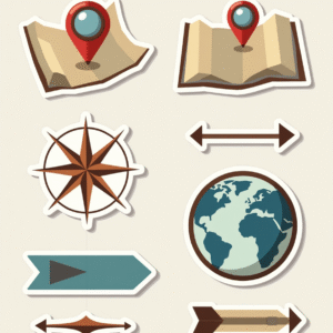 Travel & Exploration - Sticker Sheet v1